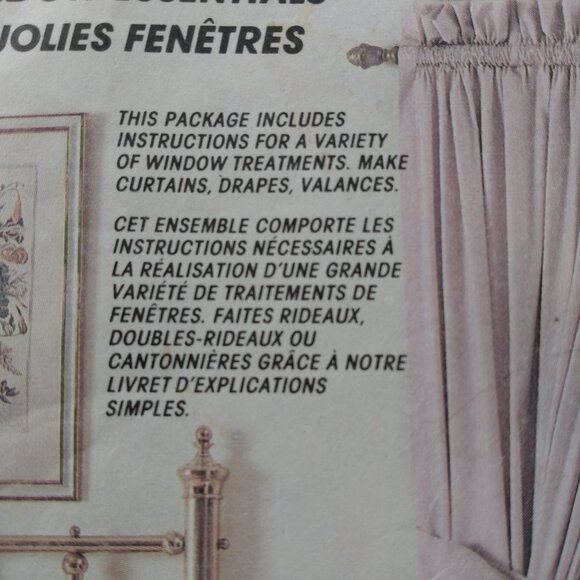 Curtains Sewing Pattern Drapes Valances McCalls 4402 DIY Window Treatments UNCUT - Picture 5 of 11